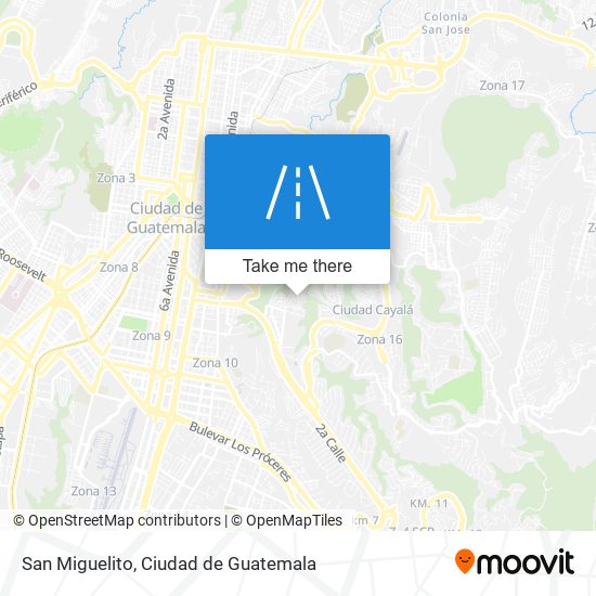 San Miguelito map