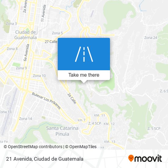 21 Avenida map