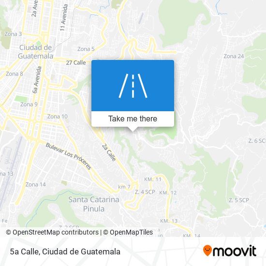 5a Calle map