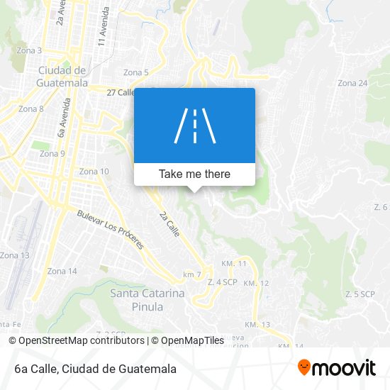 6a Calle map