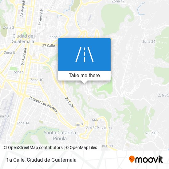 1a Calle map