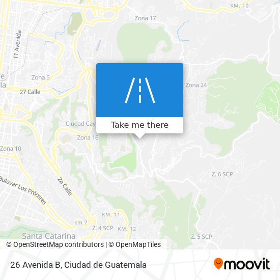 26 Avenida B map