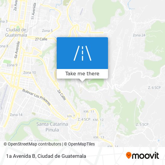 1a Avenida B map