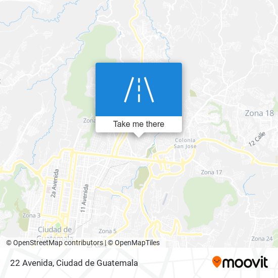 22 Avenida map