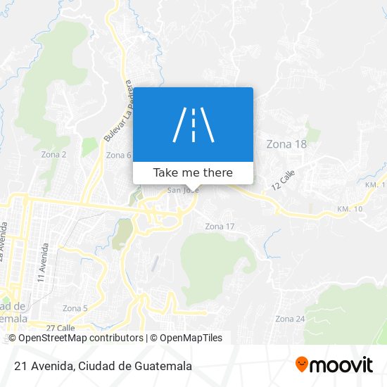 21 Avenida map