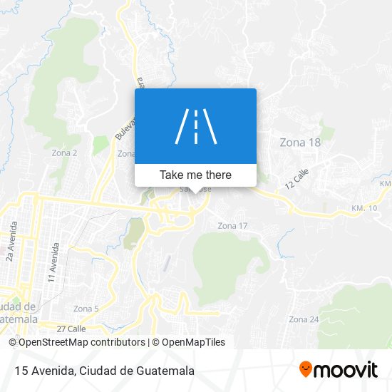 15 Avenida map