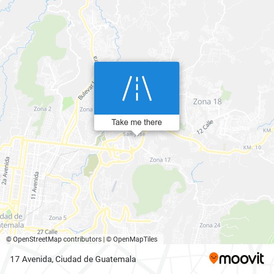 17 Avenida map