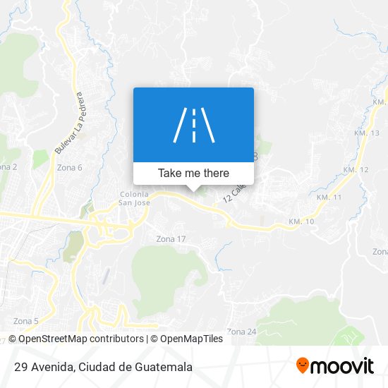 29 Avenida map