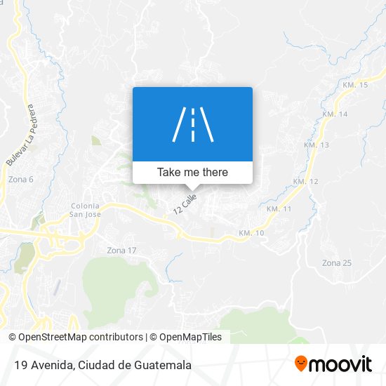 19 Avenida map