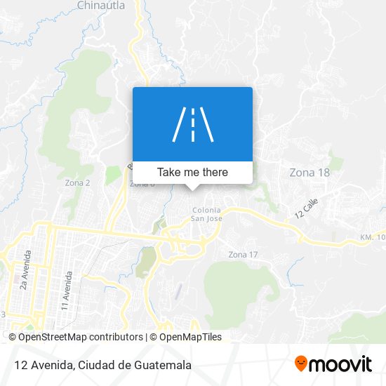 Mapa de 12 Avenida