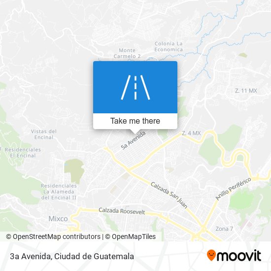 3a Avenida map