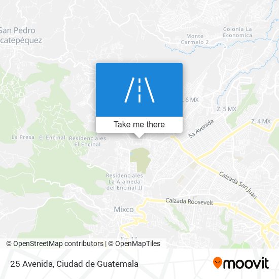 25 Avenida map