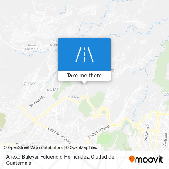 Mapa de Anexo Bulevar Fulgencio Hernández