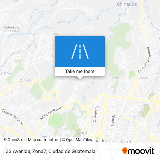 33 Avenida, Zona7 map