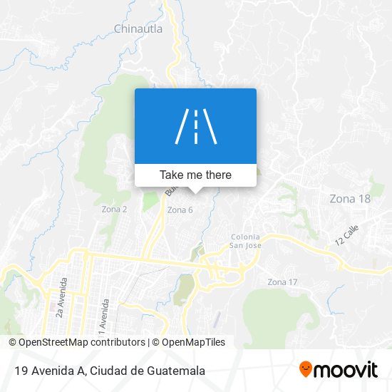 19 Avenida A map