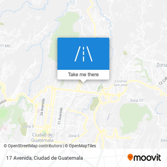 Mapa de 17 Avenida