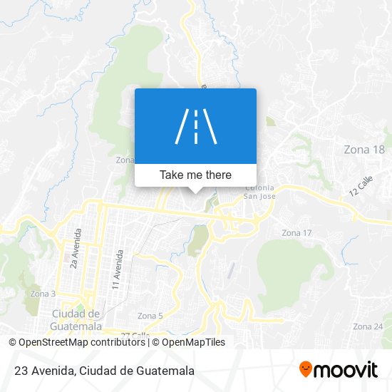 23 Avenida map