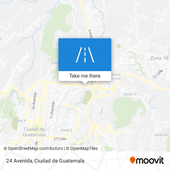 24 Avenida map