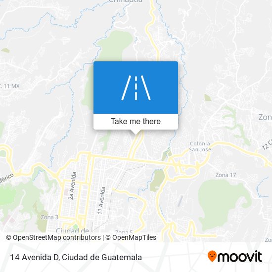 14 Avenida D map