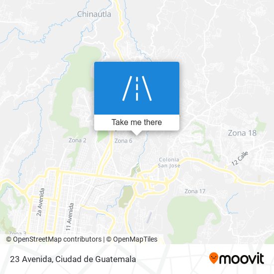 23  Avenida map