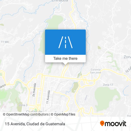 15 Avenida map