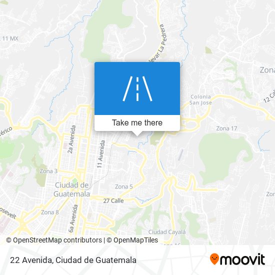 Mapa de 22 Avenida