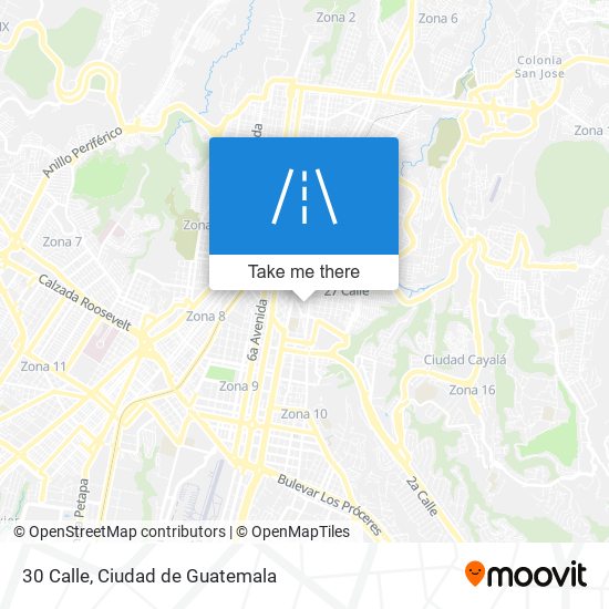 30 Calle map