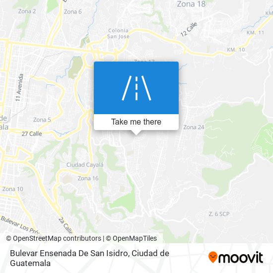 Bulevar Ensenada De San Isidro map