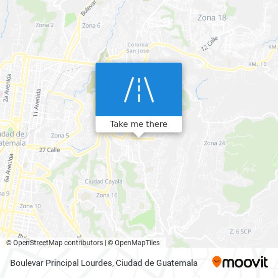 Boulevar Principal Lourdes map