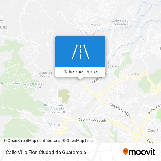 Calle Villa Flor map