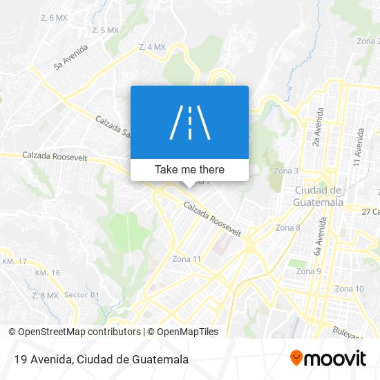 19 Avenida map