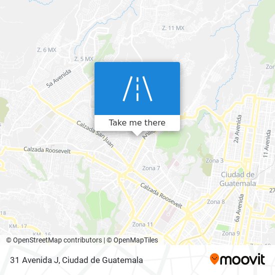 31 Avenida J map