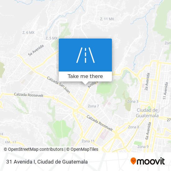 31 Avenida I map