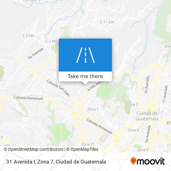 31 Avenida I, Zona 7 map