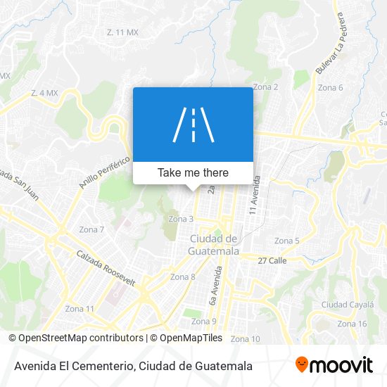 Avenida El Cementerio map