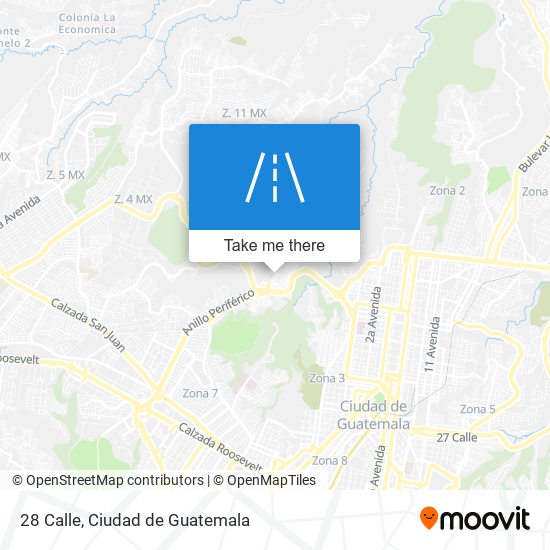 28 Calle map