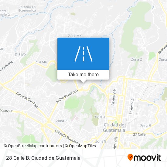 28 Calle B map