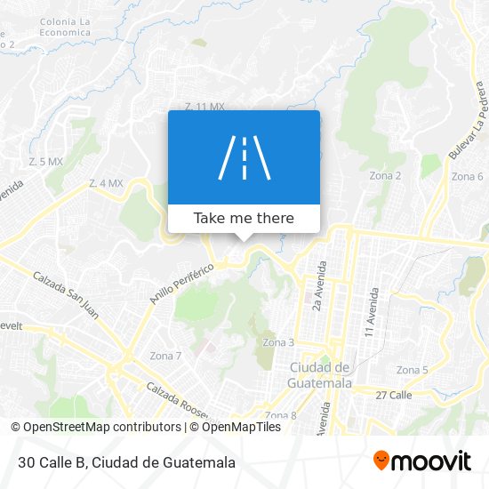 30 Calle B map