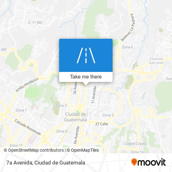 7a Avenida map