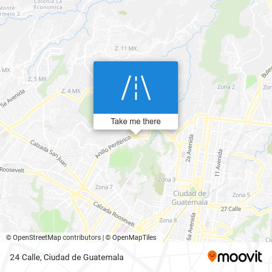 24 Calle map