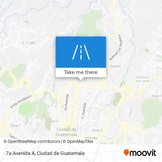 7a Avenida A map