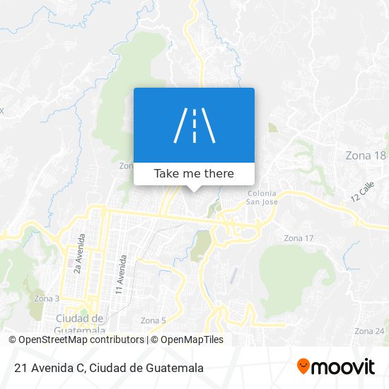 21 Avenida C map