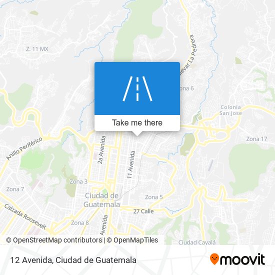 12 Avenida map