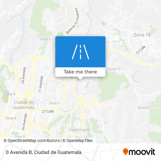 Mapa de 0 Avenida B