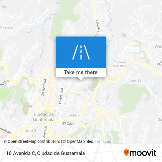 18 Avenida C map