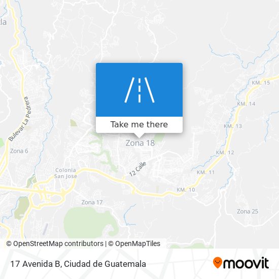 17 Avenida B map