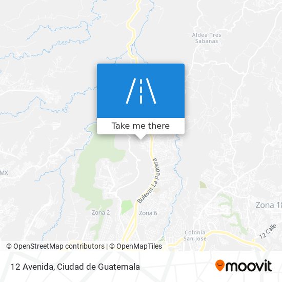 Mapa de 12 Avenida