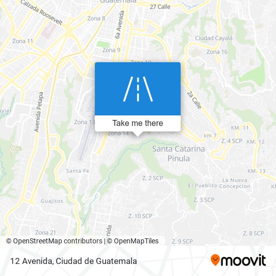 12 Avenida map