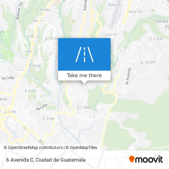 6 Avenida C map