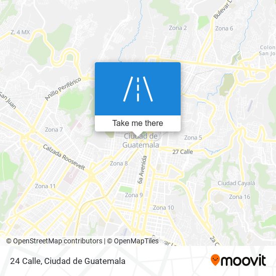 24 Calle map